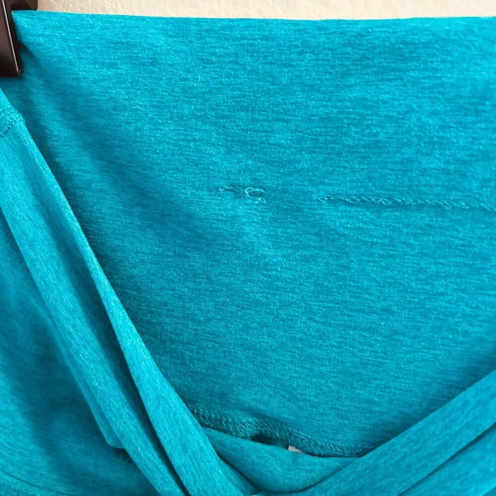 Beyond Yoga Spacedye Commuter Midi Leggings Size Medium Peacock Blue Heather Gym - Picture 11 of 14